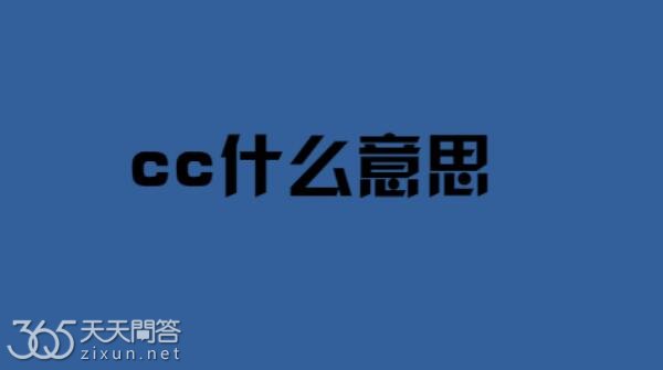 cc是什么意思