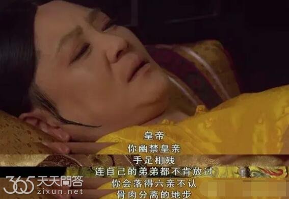 甄嬛传太后死前与皇上的对话什么意思