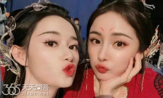 杨幂和郭晓婷合作过几次