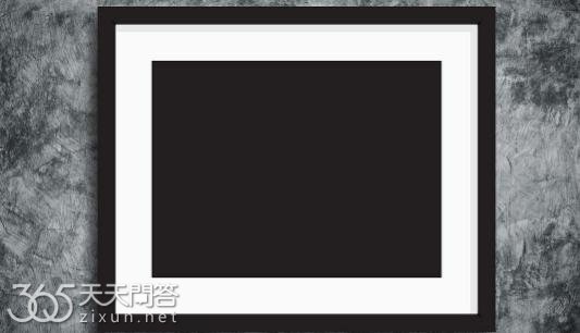 相框为什么不能用黑色